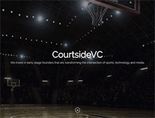 Tablet Screenshot of courtsidevc.com